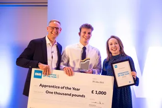 Apprentice of the Year winner in pitched roofing 2023